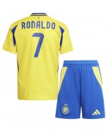 Al-Nassr Cristiano Ronaldo #7 Hjemmedraktsett Barn 2024-25 Korte ermer (+ bukser)